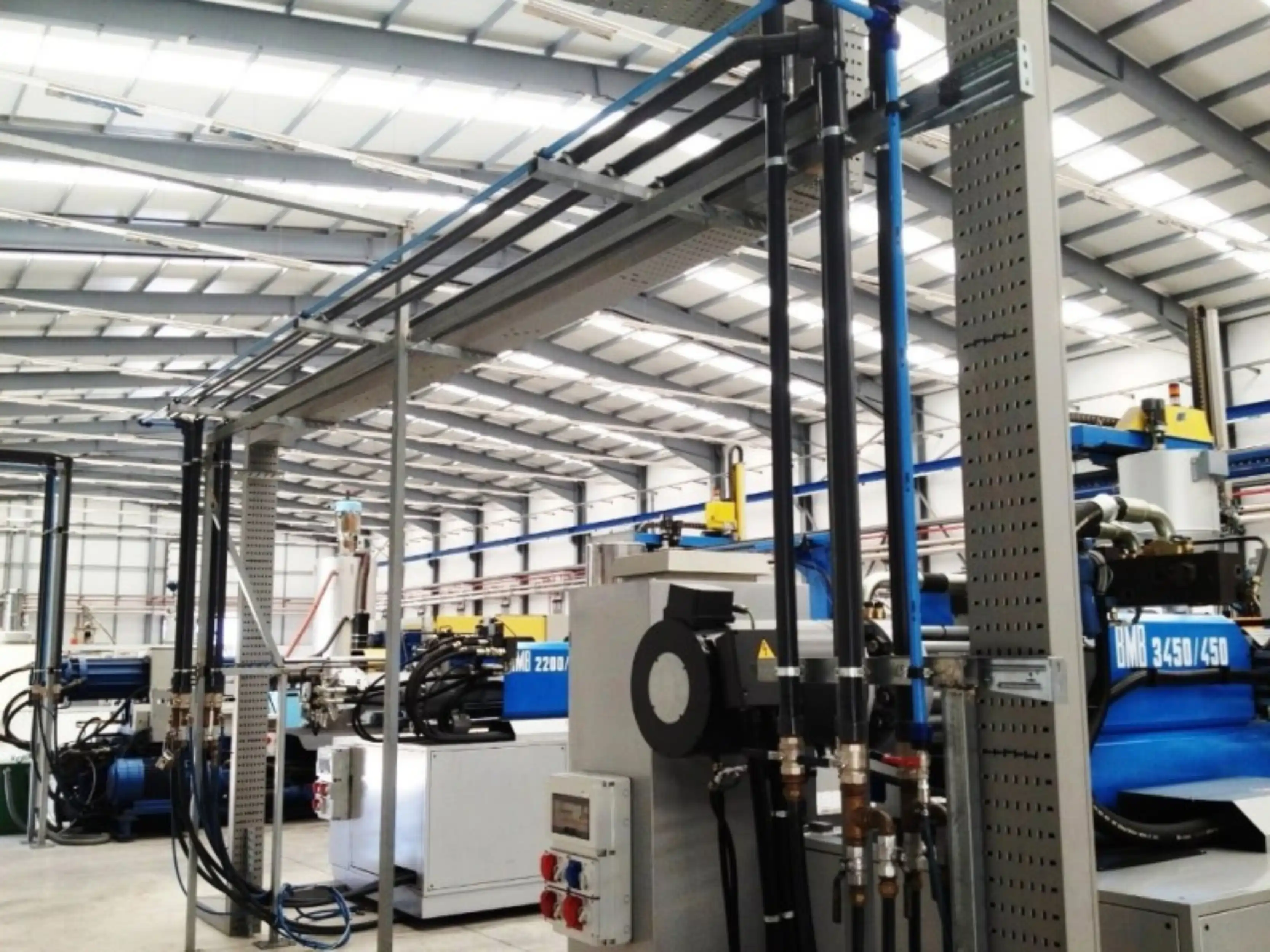 Infraestructura eléctrica para centro de distribución industrial