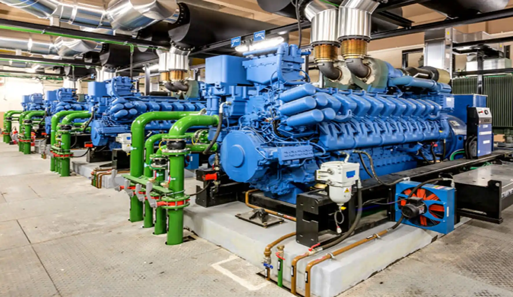 Centro de transferencia Eléctrica Generadores Operados con gas Natural